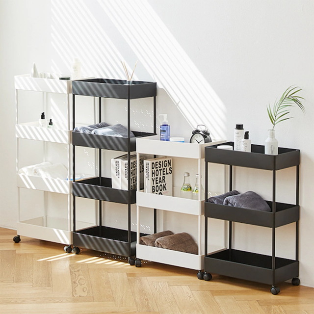 Trolley storage shelf 3D Model .c4d .max .obj .3ds .fbx .stl .blend 