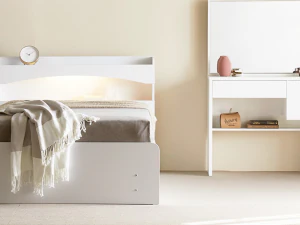 Groove LED Light Storage Bed Frame 3D Model