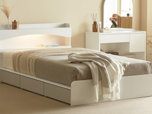 Groove LED Light Storage Bed Frame 3Dモデル