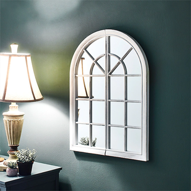 Antique interior arched window wall mirror 3D Model .c4d .max .obj .3ds .fbx .stl .blend