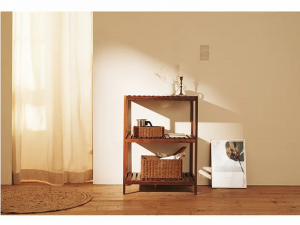 Wood shelf cabinet 3D Model