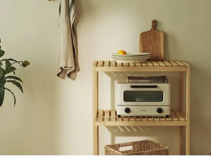 Wood shelf cabinet 3D Model