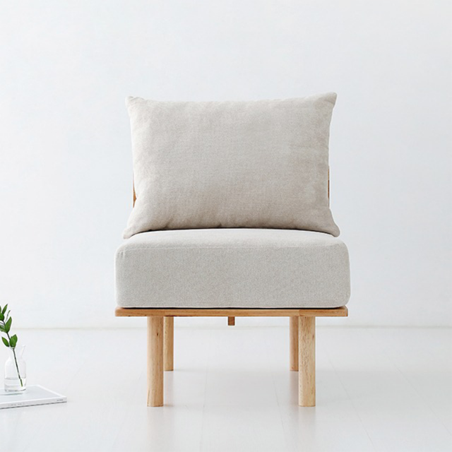 BENKU 1 seater sofa rubber wood Modelo 3D .c4d .max .obj .3ds .fbx .stl .blend 