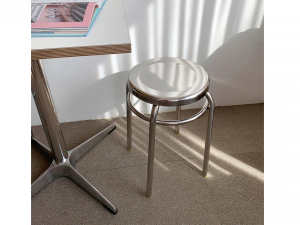 Stainless round stool 3D Model