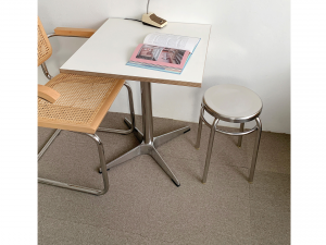 Stainless round stool 3D Model
