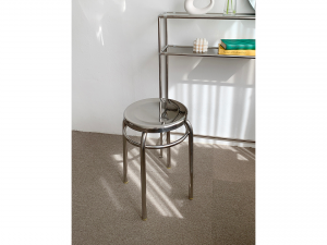 Stainless round stool 3D Model