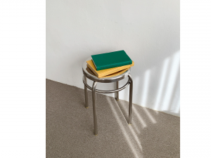 Stainless round stool 3D Model