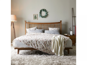 Raum Seven Tree Solid Wood Bed 3D-Modell