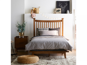 Raum Seven Tree Solid Wood Bed 3D-Modell