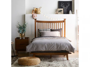 Raum Seven Tree Solid Wood Bed 3D Model