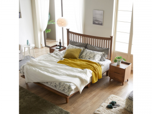 Raum Seven Tree Solid Wood Bed 3D-Modell