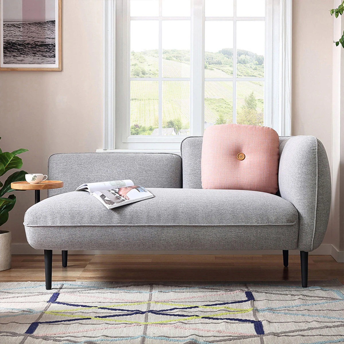 Selfie fabric wide sofa 3D Model .c4d .max .obj .3ds .fbx .stl .blend 