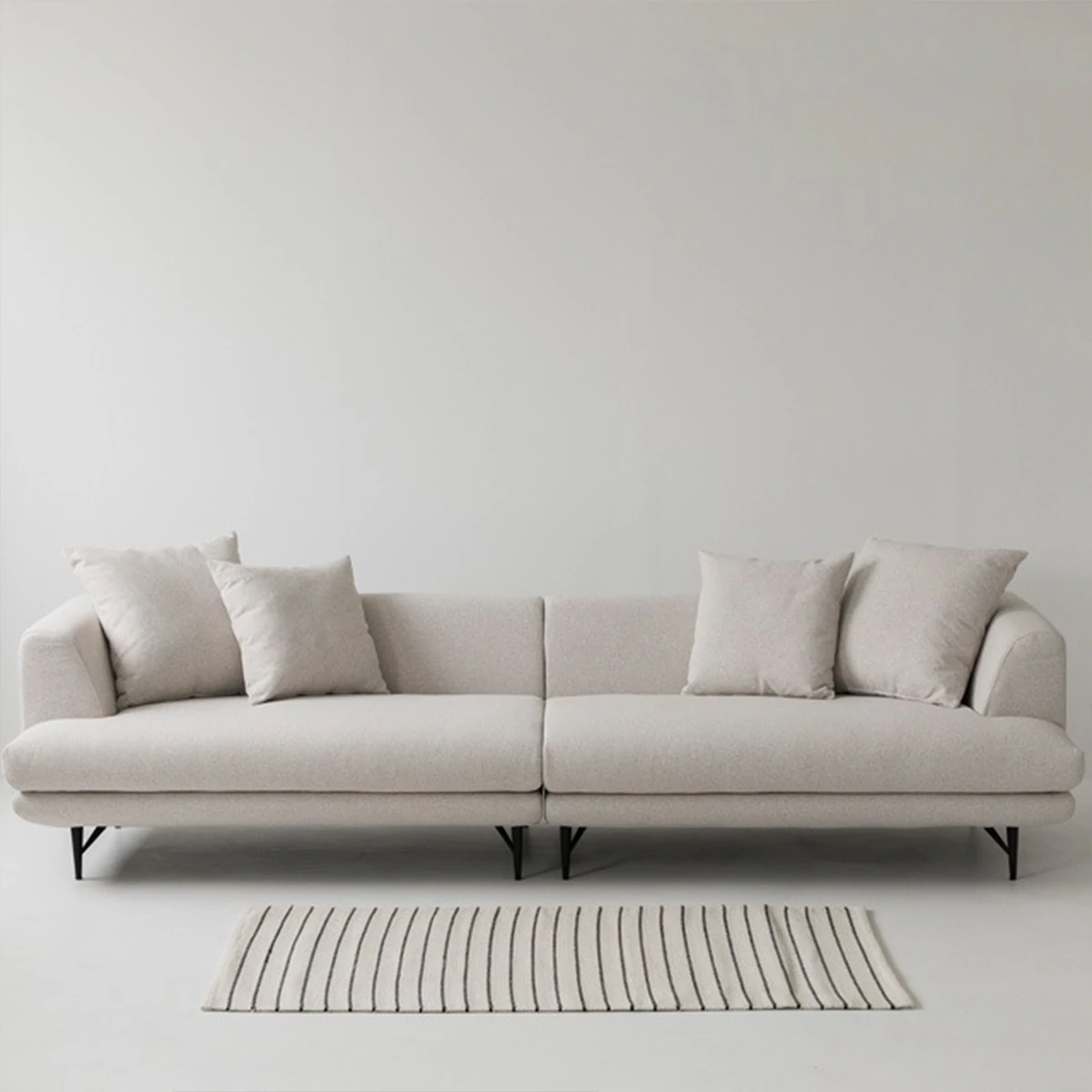 DK080 4-seater sofa 3D Model .c4d .max .obj .3ds .fbx .stl .blend 