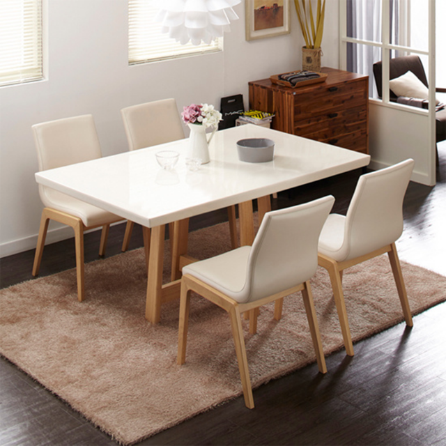 Amar marble dining table for 4 people 3Dモデル .c4d .max .obj .3ds .fbx .stl .blend 