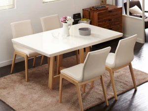 Amar marble dining table for 4 people 3D Model