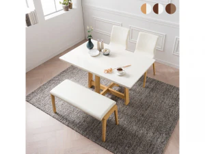 Amar marble dining table for 4 people 3D Model