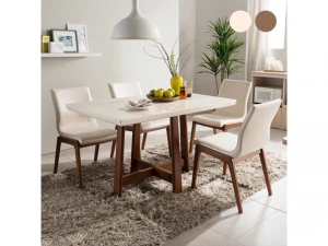 Amar marble dining table for 4 people 3D Model