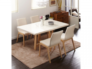 Amar marble dining table for 4 people 3Dモデル