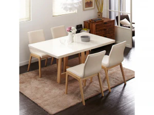 Amar marble dining table for 4 people 3D Model