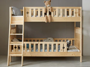 Road Finland Solid Wood Separation General Bunk Bed 3D Model