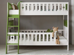 Road Finland Solid Wood Separation General Bunk Bed 3D Model