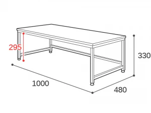 Computer sitting desk general type 3D Model