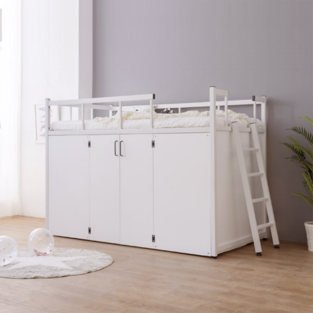 Bed storage type SS ladder 3D 模型 .c4d .max .obj .3ds .fbx .stl .blend 