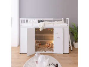 Bed storage type SS ladder 3D 模型