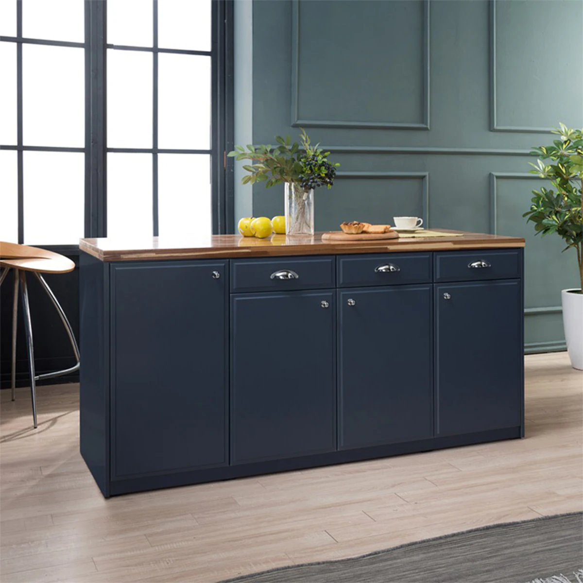 Beans kitchen cabinet 1600 3D Model .c4d .max .obj .3ds .fbx .stl .blend 