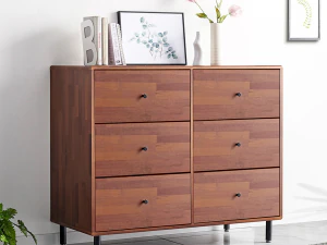 Sina 1200 3 tier wide chest of drawers 3D Model