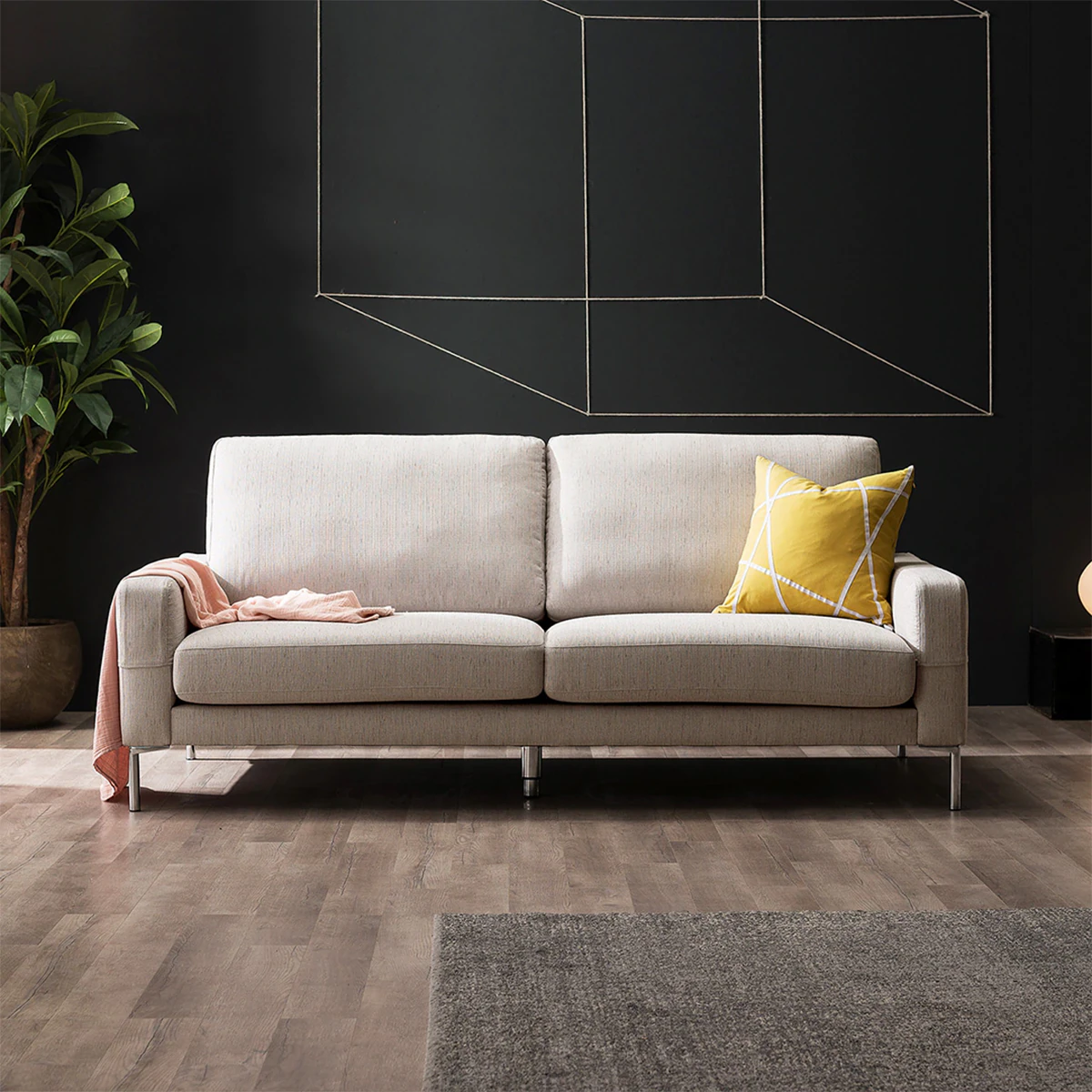 Monet Care Weave Fabric Sofa 3D Model .c4d .max .obj .3ds .fbx .stl .blend 