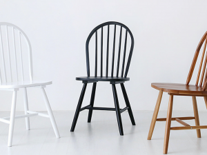 ANDRA wooden chair Acacia Natural 3D मॉडल