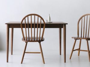ANDRA wooden chair Acacia Natural 3D मॉडल
