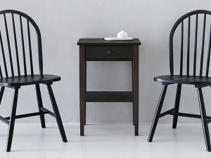 ANDRA wooden chair Acacia Natural 3D मॉडल