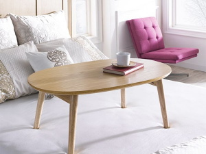 Folding wooden sofa table Modelo 3D