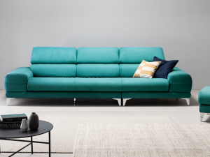 Mary 4 person swept fabric sofa Modèle 3D