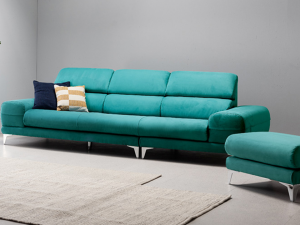 Mary 4 person swept fabric sofa Modèle 3D