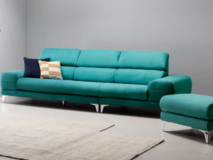 मैरी 4 व्यक्ति स्वेप्ट फैब्रिक सोफा 3D मॉडल