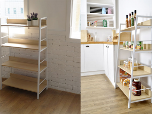 Bookshelf 4 Tier Model 3D