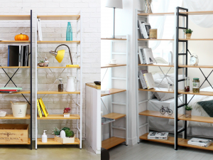 Steel bookshelf bookshelf storage 3D Model