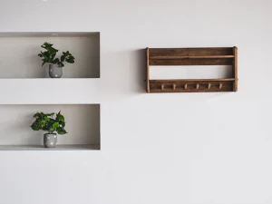 Kraft Wall Mounted Vintage Wood Shelf D 3D Model