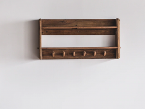 Kraft Wall Mounted Vintage Wood Shelf D 3Dモデル