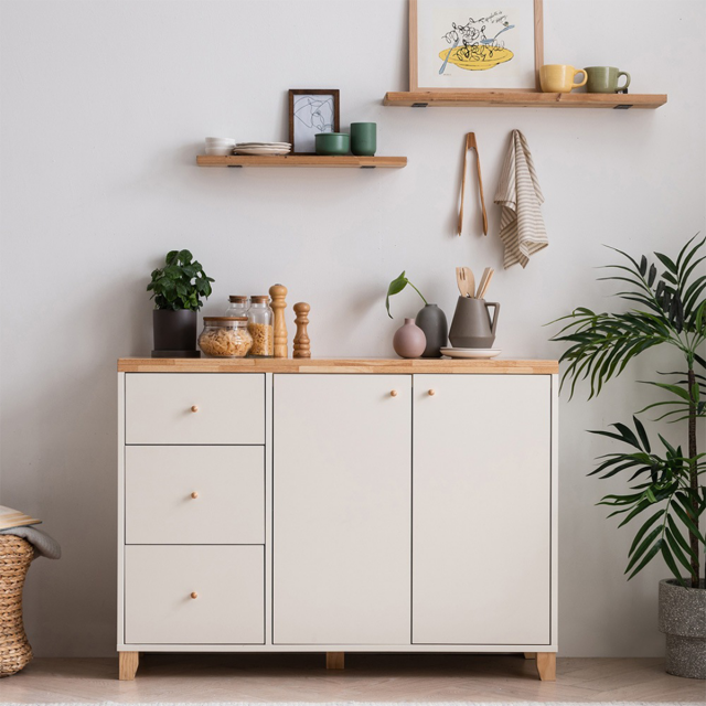 Lily 1200 Shelf Kitchen Cabinet 3D Model .c4d .max .obj .3ds .fbx .stl .blend