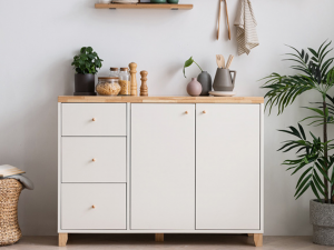 Lily 1200 Shelf Kitchen Cabinet 3D Model