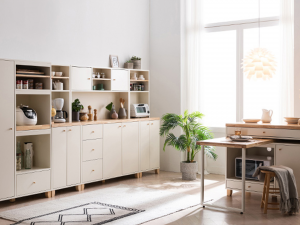 Lily 1200 Shelf Kitchen Cabinet 3D Model