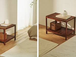 Solid wood kitchen shelf 3D Model