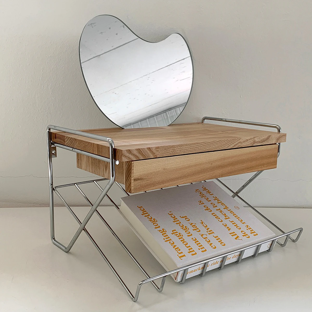 Magazine Rack Wall Shelf Mini Table 3D Model .c4d .max .obj .3ds .fbx .stl .blend 