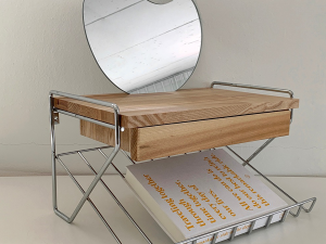 Magazine Rack Wall Shelf Mini Table 3D Model