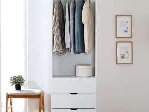 Short Wardrobe 3 Drawer Chest 3D Model