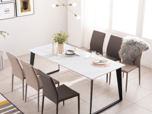 Ceramic Dining Table Set 1800 3D Model